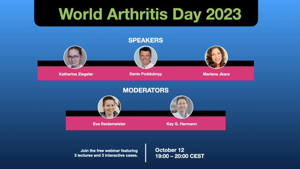 Gratis Online-Kurs zum Welt-Rheuma-Tag 2023: Bildgebung bei Arthritis